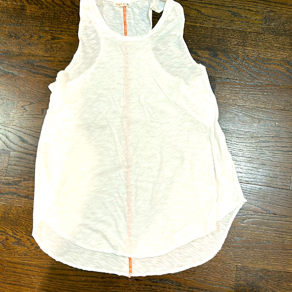 SUNDRY Like New Loose Fit Women’s 0 white & Orange